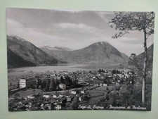 LAGO DI LUGANO PORLEZZA PANORAMA - CARTOLINA BIANCO E NERO VIAGGIATA COLLEZIONE