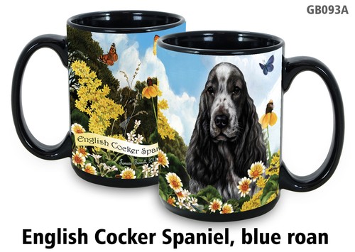 Garden party mug blue roan - mug,