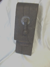 ANTICA MORSA IN LEGNO DI QUERCIA CON MANOVELLA IN FERRO