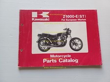 Kawasaki Z 1000 E1-E2 (ST) 1979 catalogo ricambi originale spare parts catalogue