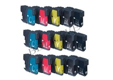 15 CARTUCCE PER BROTHER LC980
