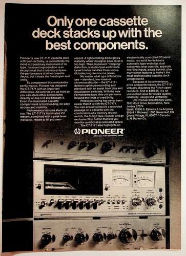 Pioneer 7171 cassette deck - pioneer,
