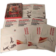 Joe Weider's Bodybuilding System Plus **CHARTS ONLY**Original Box 1988