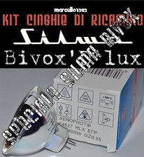 ★SPECIALE SILMA BIVOX D'LUX KIT 6 x CINGHIE DI RICAMBIO + LAMPADA + 3 FUSIBILI★
