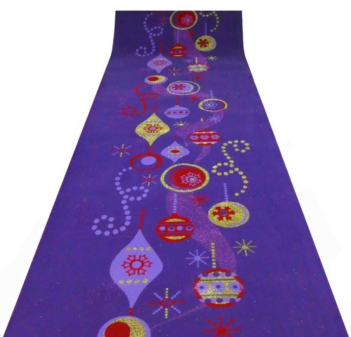 Tappeto viola festoni - tappeto,