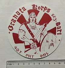 ADESIVO ULTRAS GRANATA KORPS SEZIONE BARI TIFOSI STICKER ANNI 80 ORIGINAL