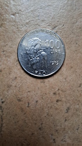 Moneta 100 lire - moneta,