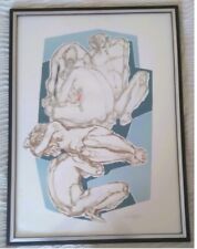 GIORGIO MICHETTI (1912 - 2019) LITOGRAFIA 1976 SENZA TITOLO N. 4/30 FIRMA AUTORE