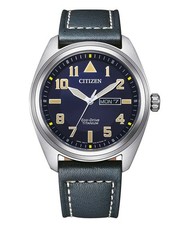 Citizen BM8560-45LE Eco-Drive Solar Super-Titanium™ Orologio da Uomo Cinturino in Pelle Saphi...