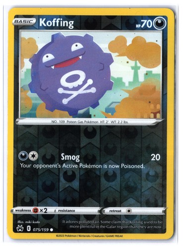 Koffing crown zenith 075 - koffing,