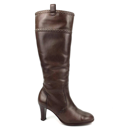 Clarks knee boots brown - knee,
