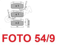 321 21309 SERIE PASTIGLIE FRENO ANTERIORE ALFA ROMEO 33 1.8 TD 89-> ALFASUD