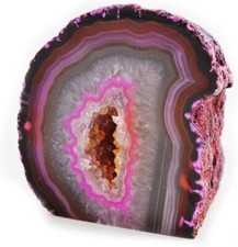 Geode di agata FUCSIA 1 pezzo
