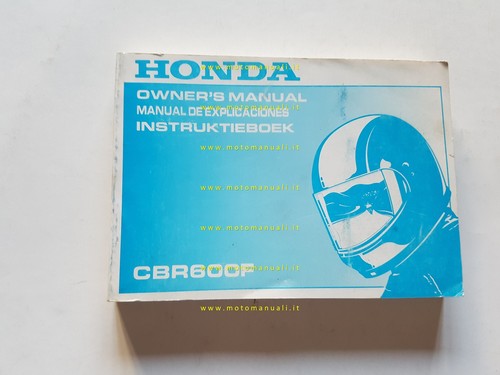 Honda cbr 600 1991 manuale - f,