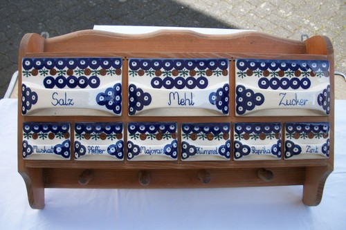 Scaffale antico per spezie - , da
