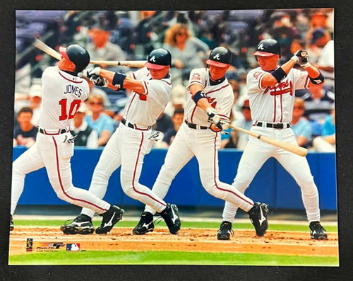 Chipper jones 8x10 colore - jones,