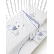 Set Lenzuola Letto 3 Pezzi Azzurro Coll. Tato ERBESI - X23629 GIODICART