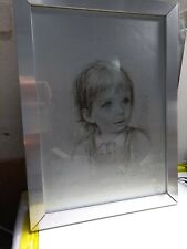 1974 - GIUSEPPE TARANTINI - MILANO - QUADRO IN FOGLIO DI ALLUMINIO 55x40 CM