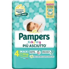 PAMPERS PANNOLINI BABY DRY PIU