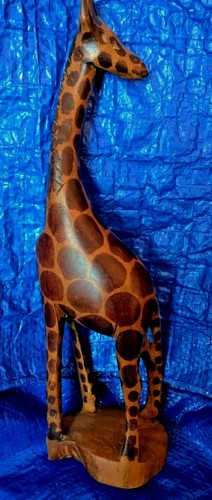 Giraffa legno lavorato - legno,