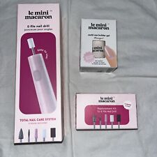 Pacchetto Le Mini Macaron - Include trapano per unghie E-file, testine di ricambio + gel