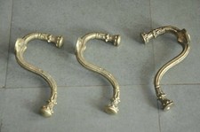 3 Pz Vecchi Ganci Da Parete In