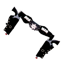 CINTURONE COWBOY CON DOPPIA