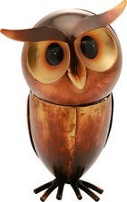 Gufo in Metallo cm.25h. (con