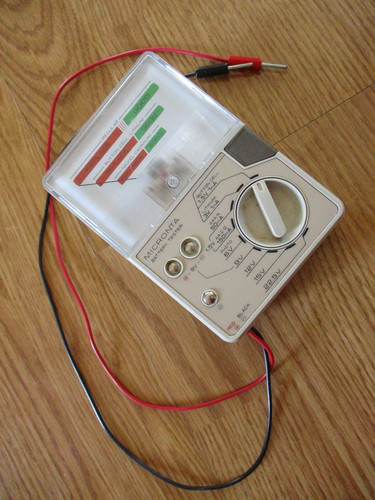 Tester batteria analogico