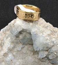ANELLO UOMO COLORE DORATO IN