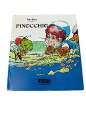 Pinocchio raro mini libro vintage copertina rigida Tele narratore 1973