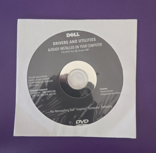 Dvd reinstallazione driver - reinstallazione, e