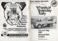 Historic Commercial Vehicle Society 1987 Wheels of Yesterday Rally Battersea 