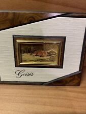 QUADRETTO "GOISIS”CREAZIONI ARTISTICHE FRANCIACORTA- SERIE ORO