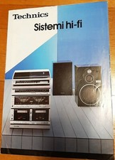 TECHNICS CATALOGO Sistemi hi-fi Z4000 Z3000 Z2000 LP7 LP3 SPEDIZIONE INCLUSA
