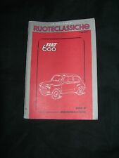 Uso e manutenzione Fiat 600 D Use and maintenance Owner's manual 