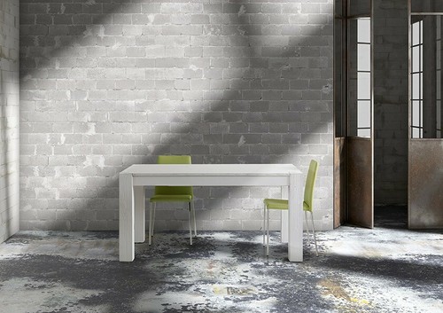 Tavolo moderno abete bianco - tavolo,