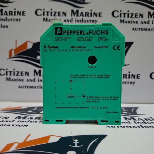 Pepperl fuchs kfd0 hms - pepperl&fuchs, kfd0-hms-16