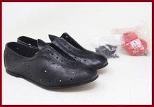NOS DETTO PIETRO SCARPE CICLISMO PELLE TAGLIA EU 35 MADE IN ITALY ANNI 70 VINTAGE VECCHIE