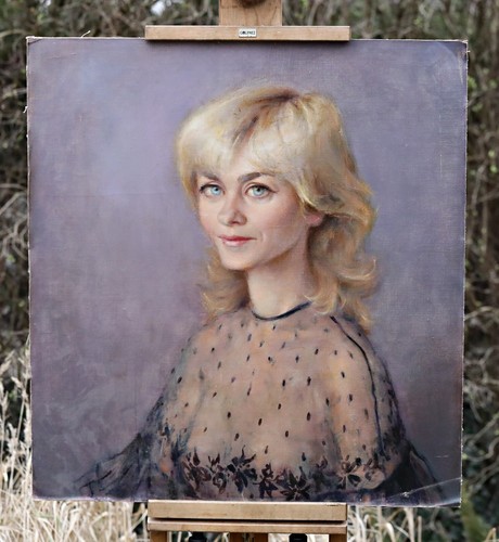 Ritratto donna bionda - ritratto,