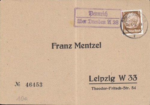 Busta timbro postale - (y4363),