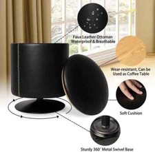 Pouf girevole multifunzione