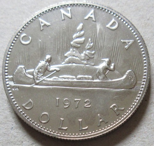 1972 canada canoe - 1972, nickel