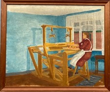 Quadro a Olio Donna IN Raum Am