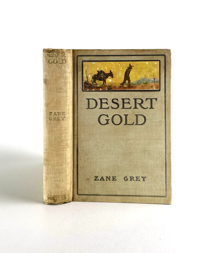 Antique 1913 desert - desert, gold
