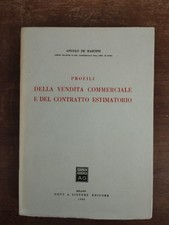 PROFILI DELLA VENDITA COMMERCIALE E DEL CONTRATTO ESTIMATORIO DE MARTINI 1950