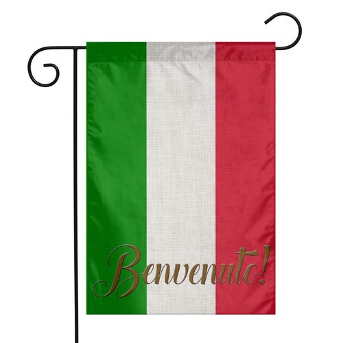 Benvenuto bandiera italia - bandiera,