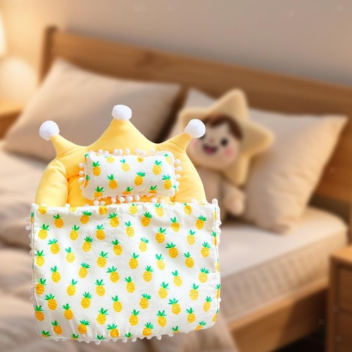 Letto per bambole trapunta - letto, bambole,
