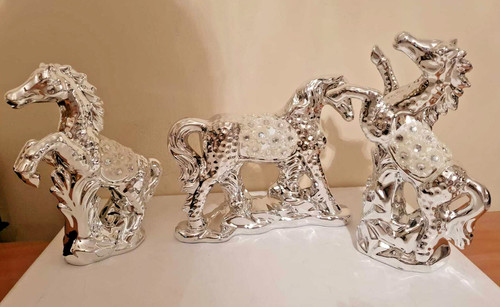 Set cavalli italiani argento - set,