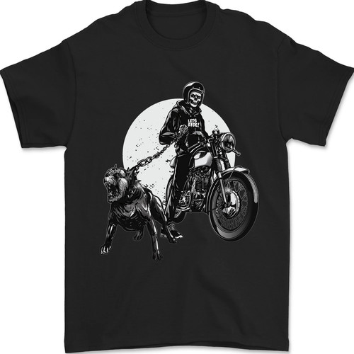 Teschio motociclista con - motociclista,